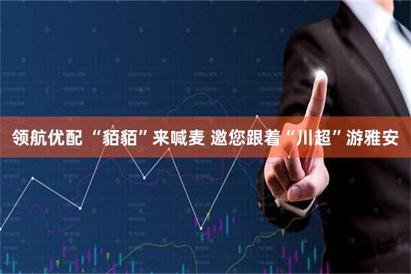 领航优配 “貊貊”来喊麦 邀您跟着“川超”游雅安
